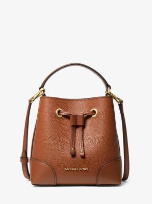 Mercer Small Pebbled Leather Bucket Bag 